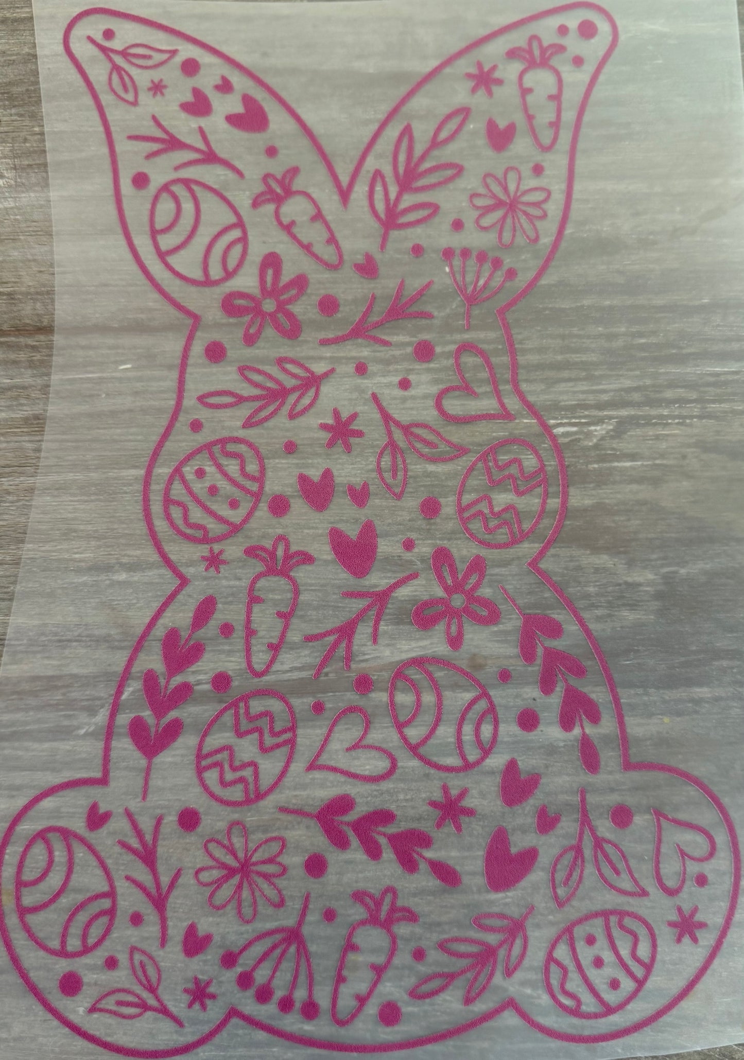 Pink Glitter Bunny